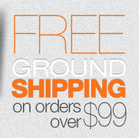 FREE Ground Shipping on orders over $99
